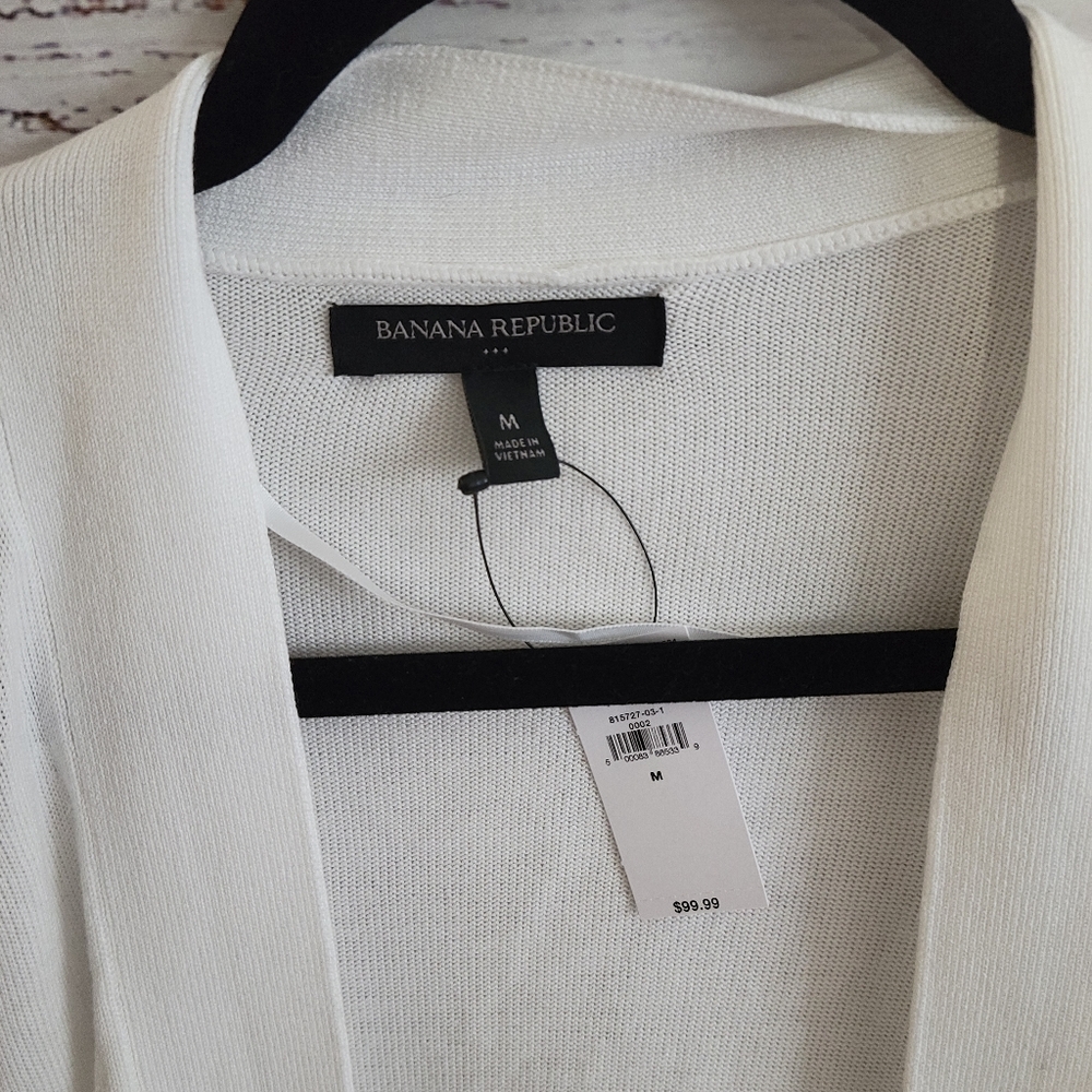 Banana republic M NWTS open front cardigan - Picture 3 of 3